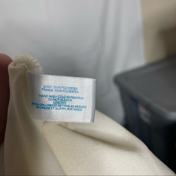 L’Amour by Nanette Lepore Open Front Floral Detail Fringe Cardigan - Picture 7 of 7